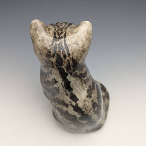 British Winstan Ray Kensington Cat Pheasant Pottery Figurine (Size 2)